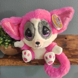 Cutie Pet-tudies bush baby plush stuffed animal hot pink NWT pinkie kids toy